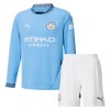 Maglia da Calcio a Maniche Lunghe Manchester City Casa 2024-25 per Bambino